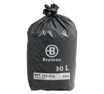 Bolsas de basura sin Autocierre Bruneau 30 micras 30L - 2 paquetes de 200 bolsas + 1 paquete Gratis