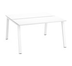 Bench 2 ufficio bianco 60x140 ecla gambe bianche