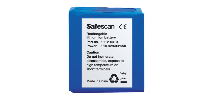 Batería de litio LB-105 para detectores Safescan 155-S ,165-S y 185-S