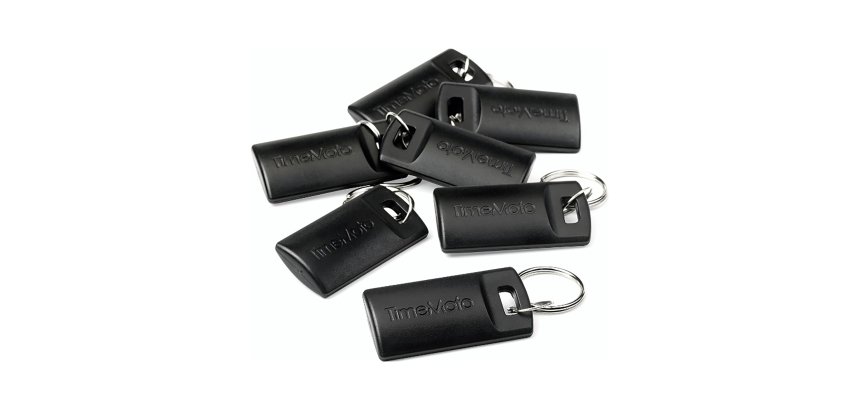 Llaveros de proximidad para fichar RFID RF-110 TimeMoto - Paquete de 25 