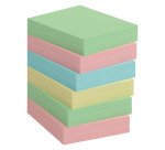 Blocco appunti  50x40 mm da 100 fogli notes riposizionabili riciclati assortiti Bruneau