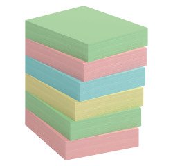 En_boite 12 notes recycle couleur bruneau 50x40mm