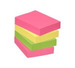Blocco appunti 50x40 mm notes riposizionabili neon 80ff Bruneau