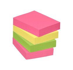 En_lot 12 blocs notes assortis bruneau 50x40mm