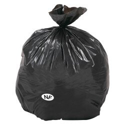 Sac poubelle gris 130 litres - Colis de 100