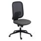 Chaise de bureau ALIA - dossier maille - mécanisme synchrone - avec ou sans - soutien lombaire réglable en hauteur