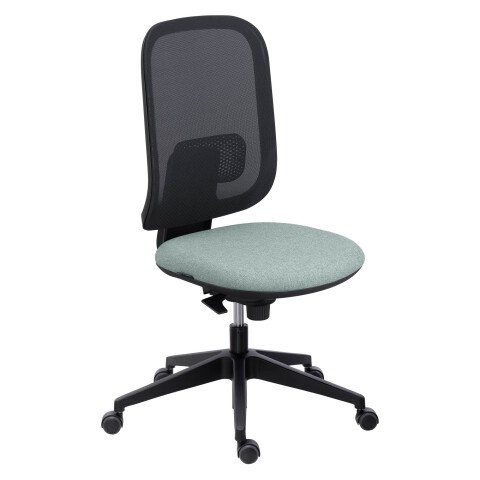 Silla de oficina Alia verde - respaldo malla