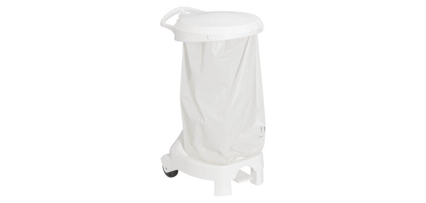 Support de sacs poubelles mobile à pédale DELTA