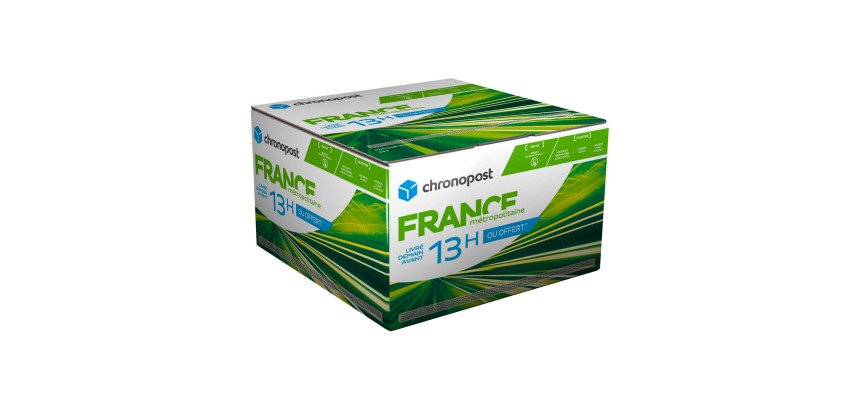 Boîte Chronopost 12 kg France 13h