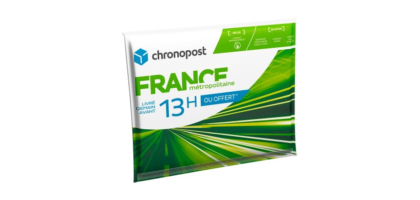 Pochette gonflable Chronopost 2 kg France 13h