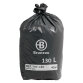 Sac poubelle 130 litres Bruneau gris - 200 sacs