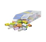 Pince double clip Emojis 19mm Rapesco couleurs assorties - Boîte de 80