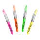 Subrayador fluorescente pincel Highlighter Flex Bic - Bolsa de 4