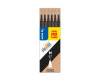 Recharge pour stylo effaçable Pilot FriXion pointe moyenne 0,7 mm noir - Pochette de 6
