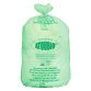 Müllbeutel 130 Liter bioabbaubar ATOUBIO grün - Schachtel von 100