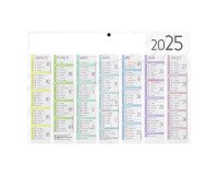 Calendrier semestriel souple 2026 - Marque page - 20 x 29.5 cm