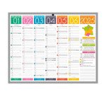Calendrier semestriel mural 2026 - Tendance - L 26,5 x H 21 cm