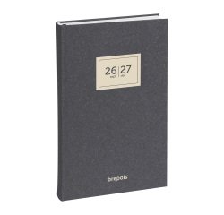 Agenda journalier Brepols Essenz 16 mois Saturnus - septembre 2026 à décembre 2027 - 13,3 x 20,8 cm