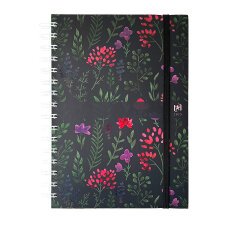 Agenda Oxford Flower semainier - année 2025 - 15 x 21 cm