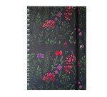 Agenda Oxford Flower semainier - année 2026 - 15 x 21 cm