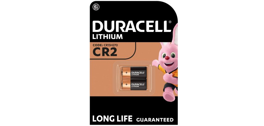 Duracell CR15H270 - Pack of 2 CR2 Lithium Batteries - 3V