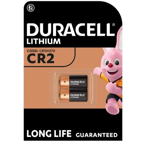Duracell CR15H270 - Pack de 2 piles bâton Lithium CR2 - 3