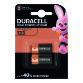 Lithium battery Duracell 123  (CR123A / CR17345) - pack of 2