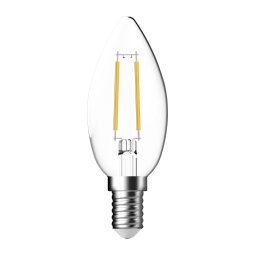 Ampoule LED - E14 - 4 W - Flamme à filament
