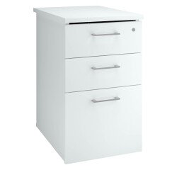 Cassettiera alta per scrivania 3 cassetti 60 cm ecla