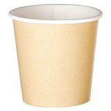 Cups kraft in disposable cardboard 10 cl - set of 100