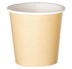 Gobelet en carton Kraft - 10 cl - Lot de 100