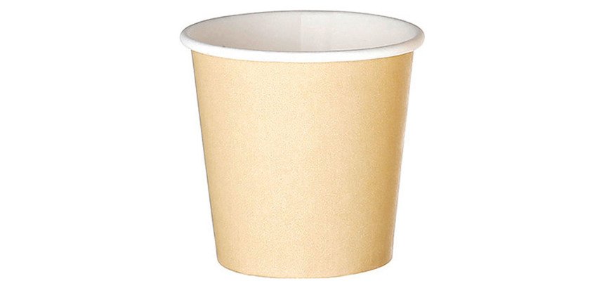 Gobelet jetable en carton Kraft 12 cl - lot de 100