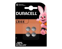 Duracell - Pack mit 4 Alkaline-Knopfzellen LR44/A76 - 1,5 V