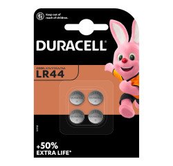 Duracell - 4er-Pack Alkaline-Knopfzellen LR44/A76 - 1,5 V