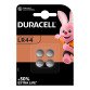 Alkalibatterie Duracell LR44 (A76 / V13GA) - Pack von 4