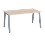 Bureau droit ECLA profondeur 80 cm piètement métal