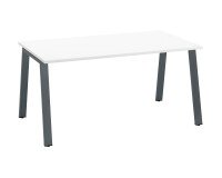 Bureau droit ECLA profondeur 80 cm piètement métal