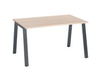 Schreibtisch ECLA 80 cm Tiefe Metallbeine