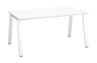 <em>Straight desk ECLA, 80 cm deep, metal base</em>