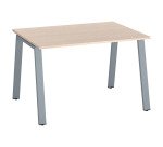 Bureau droit ECLA profondeur 80 cm piètement métal