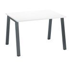 Bureau droit ECLA profondeur 80 cm piètement métal