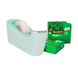 Pack Portarrollos C18 +  4 cintas adhesivas Scotch Magic Invisible