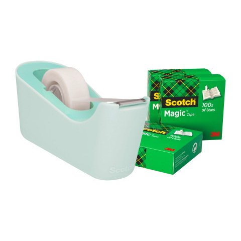 Pack Portarrollos C18 + 4 cintas adhesivas Scotch Magic Invisible