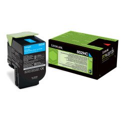 Lexmark 80C2HC toner high capacity cyan for laser printer 