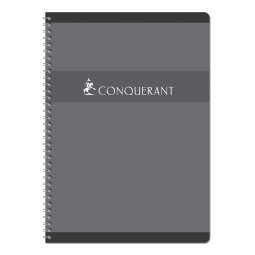 Notebook spiral binding Conquérant Sept 21 x 29,7 cm large squares 100 pages 