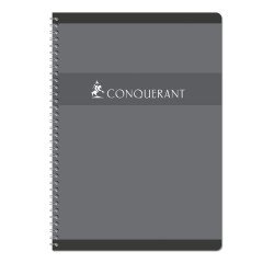 Schrift spiraal Conquérant Sept 21 x 29,7 cm grote ruiten 100 pagina's 