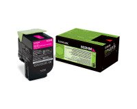 Lexmark 80C2Hx0 tóneres originales colores separados alta capcidad