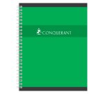 Cahier spirale Conquérant Sept 17 x 22 cm - grands carreaux - 100 pages