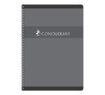 Cahier spirale Conquérant Sept 21 x 29,7 cm - grands carreaux - 180 pages