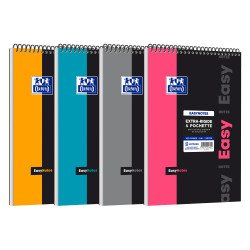 Bloc de bureau Easy Notes Oxford 21 x 31,5 cm spirales - Seyès - 160 pages